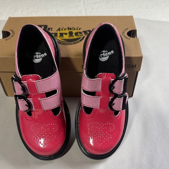 Dr. Martens Other - Dr. Martens Kids Dual-Tone Pink Mary Jane with sparkly sole Girls size 12 Pink